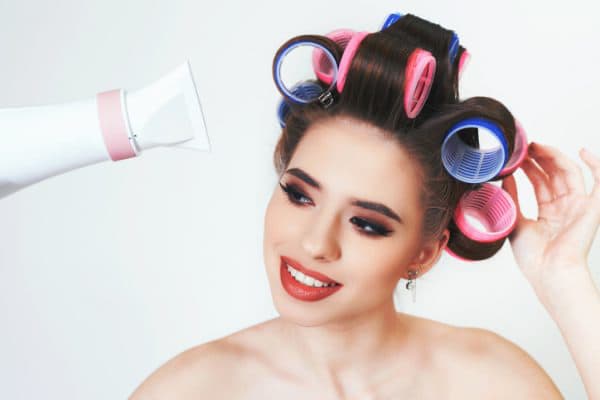Showdry With Pin Curls (Short Hair)